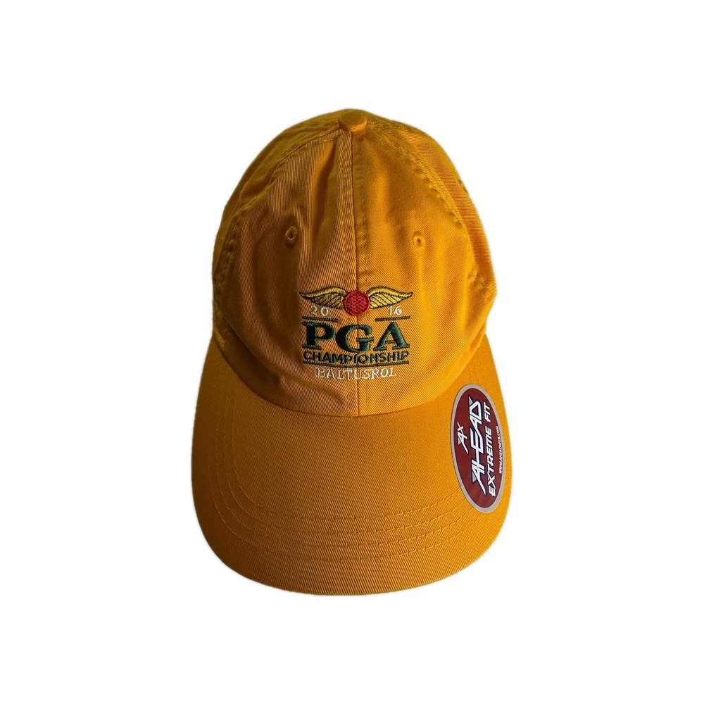 Ahead 2016 PGA Championship Baltusrol Golf Club Adjustable Yellow Hat EXTREME